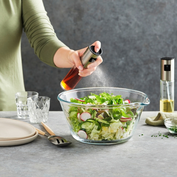 Betty Bossi Sprühflasche Öl und Essig, Glas - 2 Stk. Ölsprüher zum Kochen
