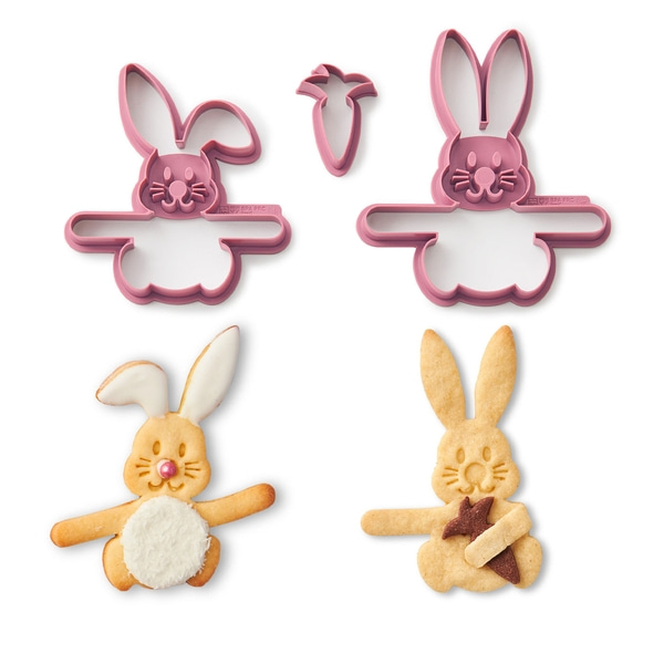 Plätzchen Ausstecher Set Osterhase Keksausstecher Häsli