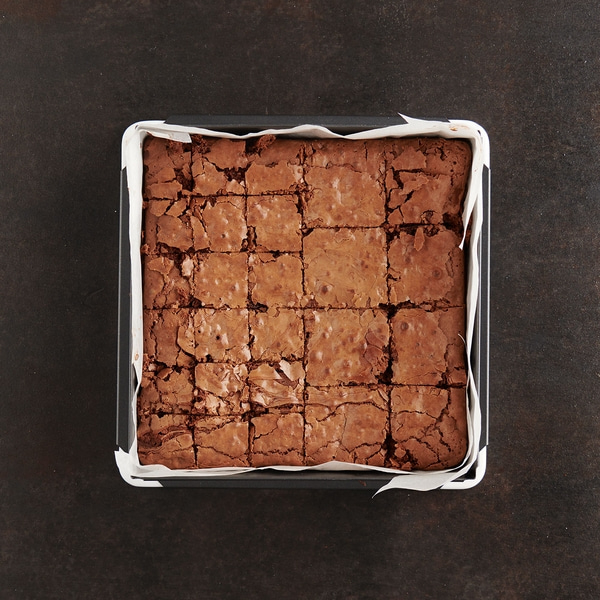 Brownie Backform, Keramikboden, 20 x 20 cm