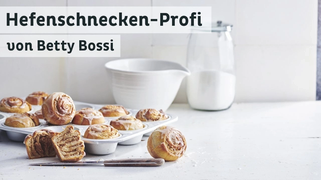 Hefeschnecken-Profi von Betty Bossi, pâtisserie, cuisine, nourriture, cannelle