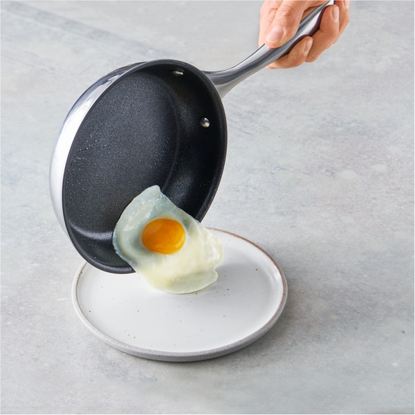 Poêle, acier inox, 24 cm