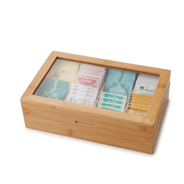 Teebox, Bambus, 30×19 cm