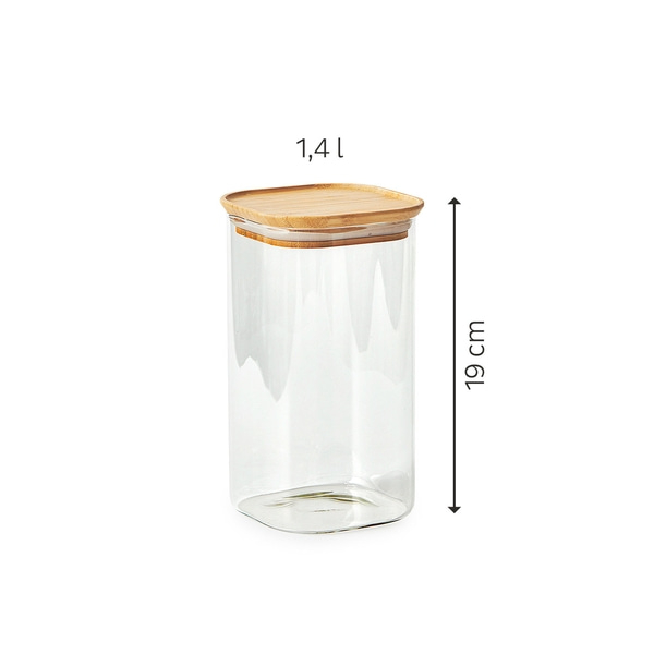 Vorratsdose, Glas, 1.4 l - 2 Stk.