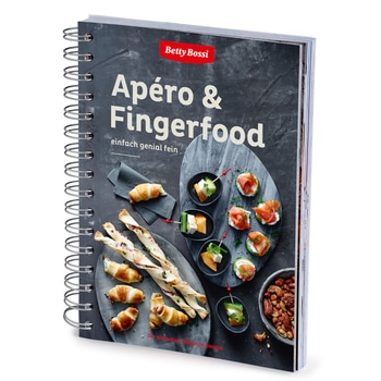 Livre de cuisine Apéro & Fingerfood, Betty Bossi, reliure spirale, facile et génial