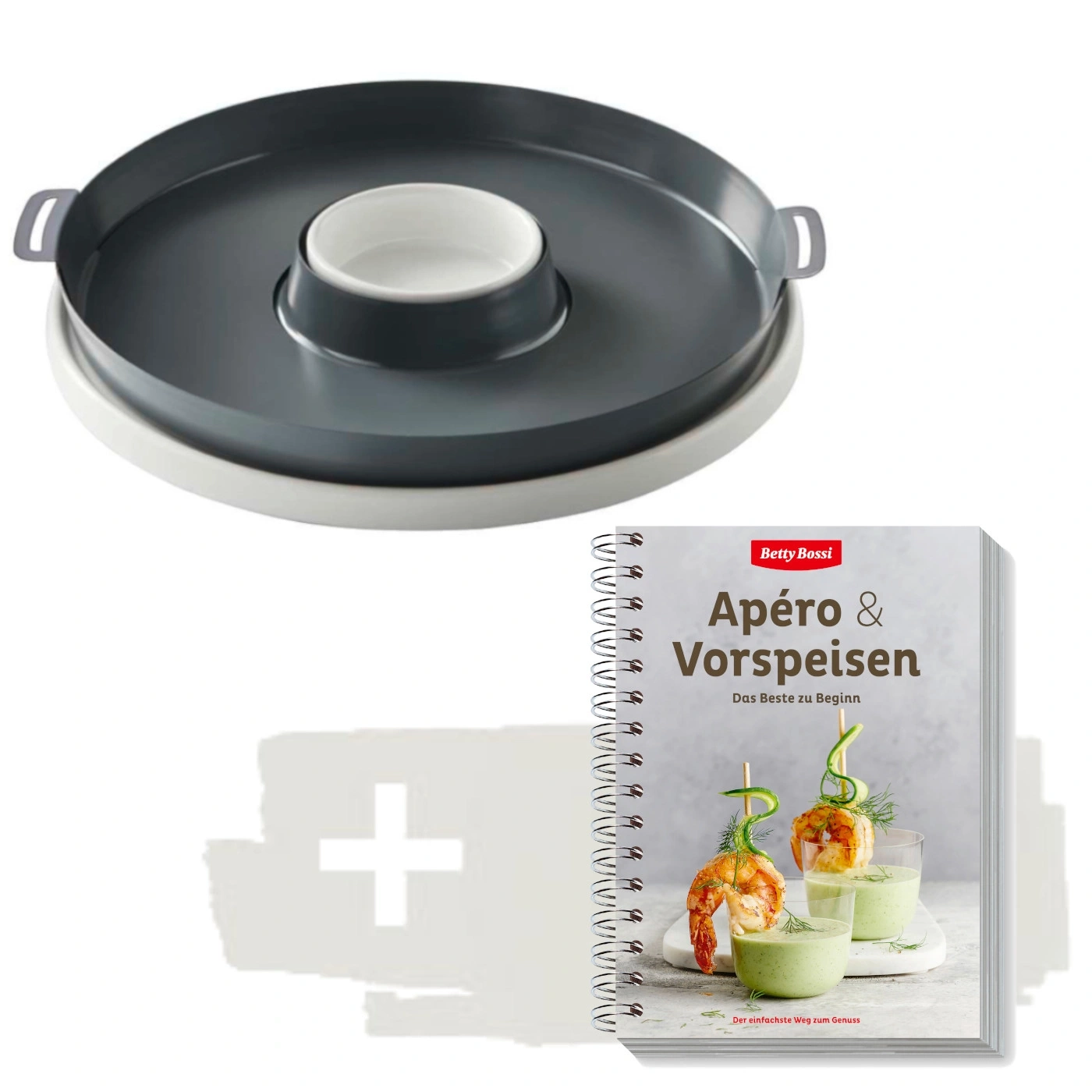 Serviertablett mit Buch, Apéro & Vorspeisen, Betty Bossi, Das Beste zu Beginn