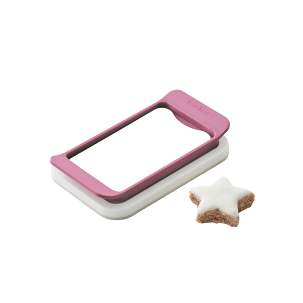 Backform mit Sternkeks. Rosa und weiß. Betty Bossi. Küche.