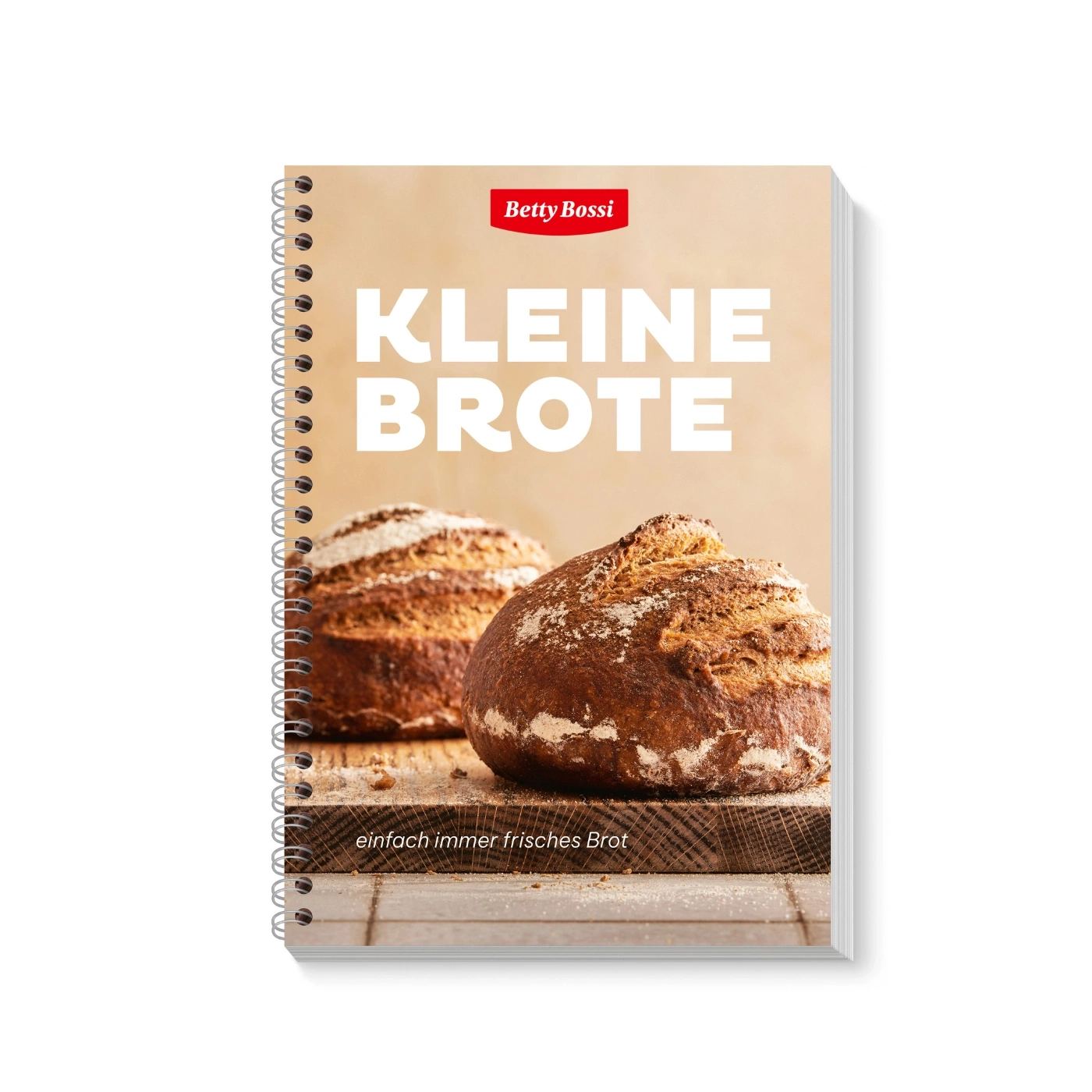 Livre de cuisine Betty Bossi avec deux pains et le titre Petits pains