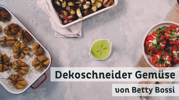 Gemüse-Dekoschneider von Betty Bossi, Tomaten, Kartoffeln, Kräuter, Essen, Gericht