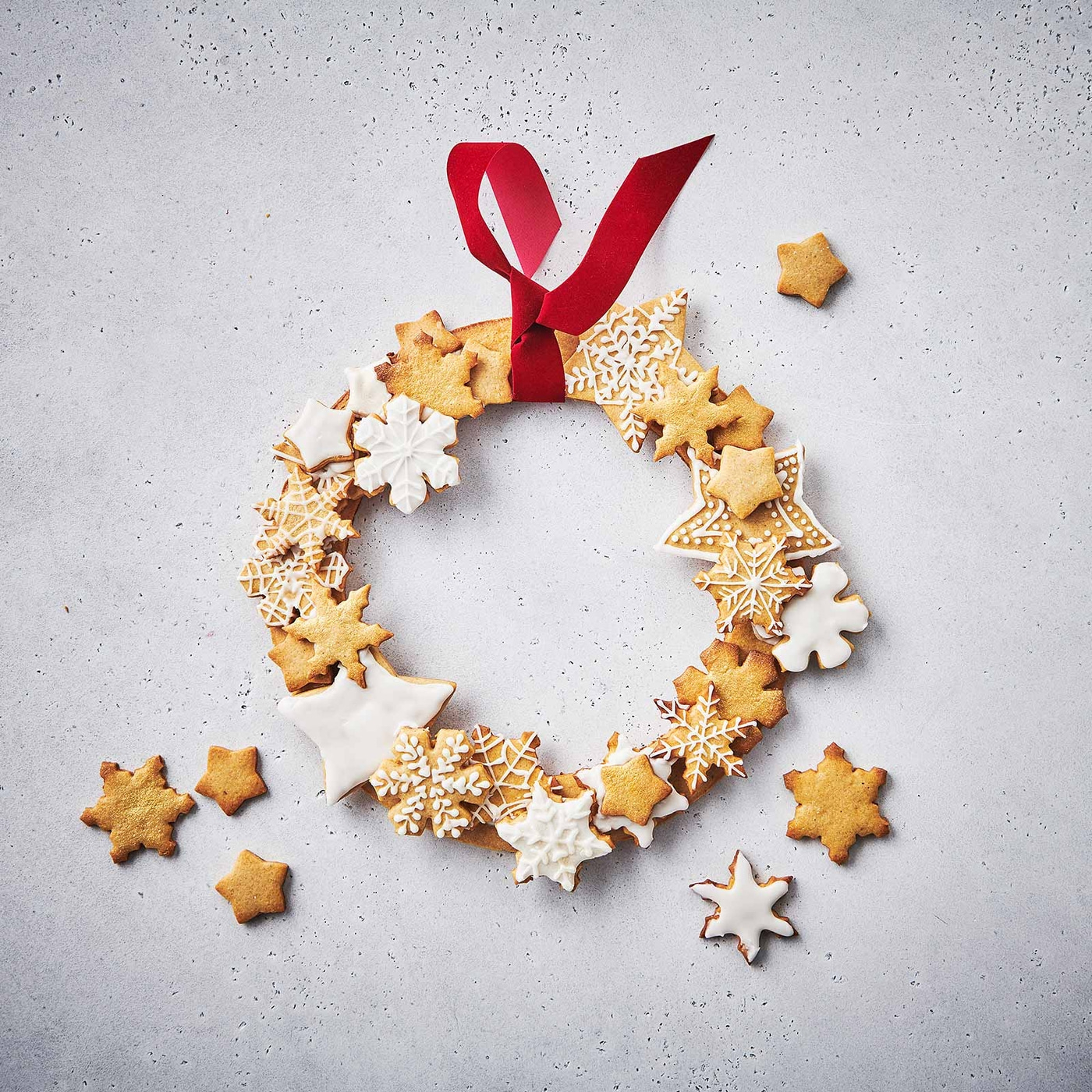 Lebkuchen-Adventskranz