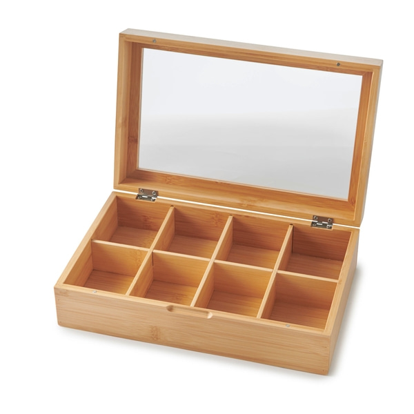 Teebox, Bambus, 30×19 cm