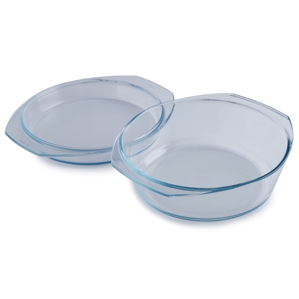 Backform mit Deckel, Glas, 2.5 l
