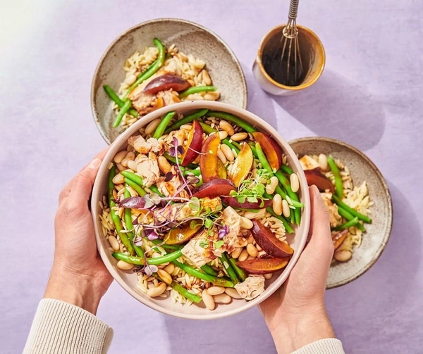 Salatmahlzeiten, Buch + Dressing-Shaker, 3 dl - Kombi
