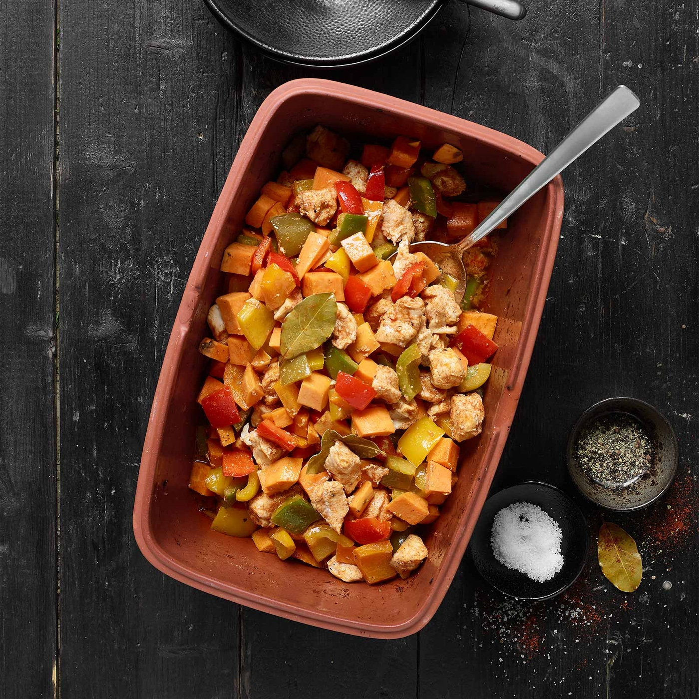 Hähnchen mit Offengemüse