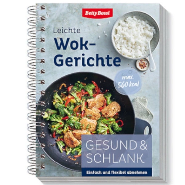 Kochbuch mit Wok-Gerichten, gesund und schlank, Betty Bossi, 560 kcal, einfach und flexibel abnehmen
