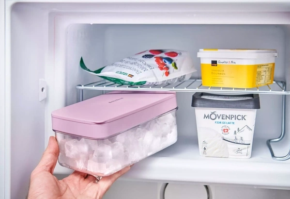 Eiswürfelform mit Aufbewahrungsbox, 56 Würfel - 2 Stk.