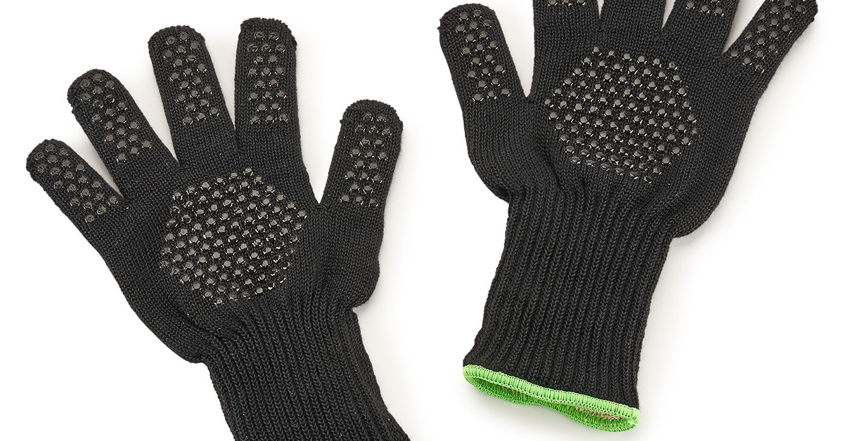 BIGCARJOB Ofenhandschuh & Topflappen Set – 2-teilig, Schwarz, Hitzebeständig & Rutschfest – Ideal Für Küche, Grill & Backofen